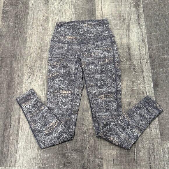 Like New! Lululemon Wunder Under High Rise Leggings Size 4 ‎ Luxtreme - Picture 2 of 6